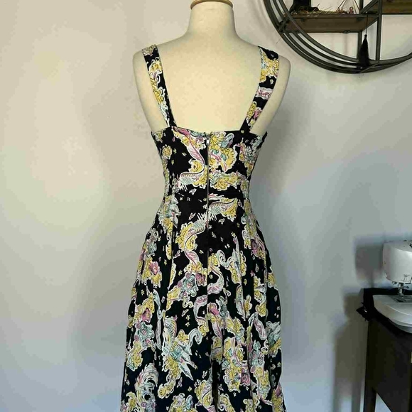 Floral Black Dress - Picture 6 of 8